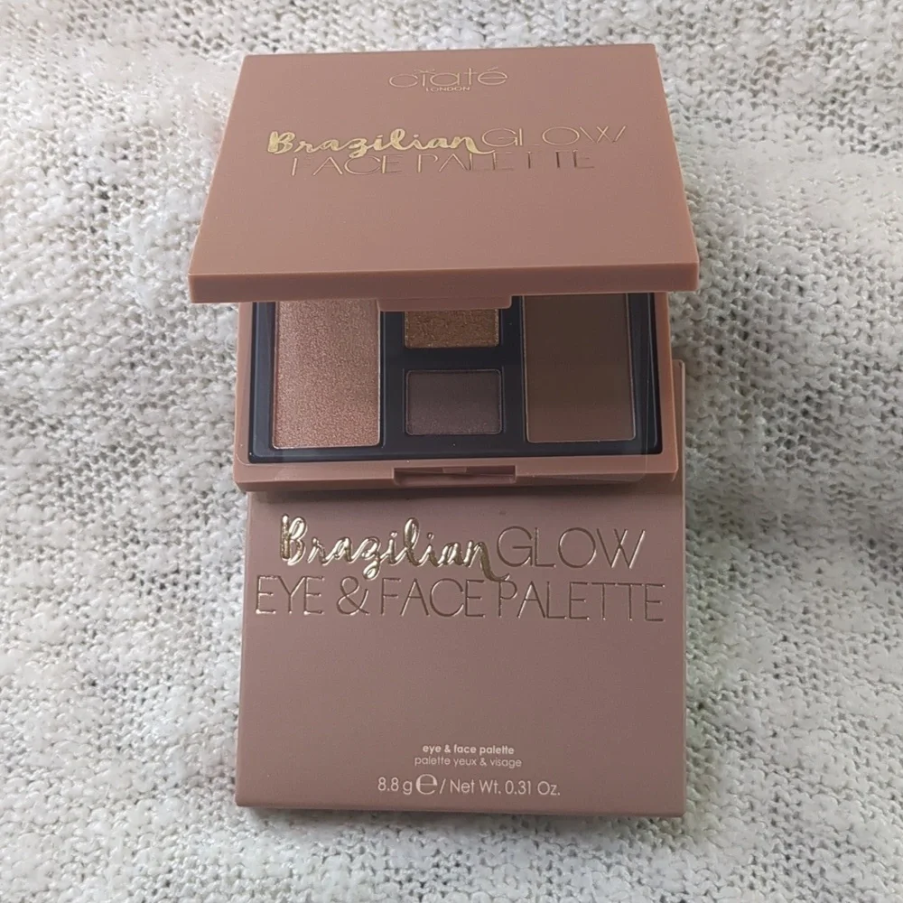 Ciaté London Brazilian Glow Eye & Face Palette in Medium Dark, 8.8g/0.31oz